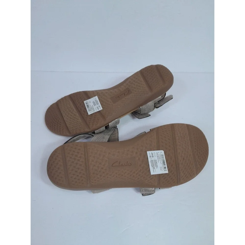 Clarks Womens Elizabelle Kay Beige Casual Sandals Shoes Women Sz 8 - Picture 8 of 12
